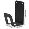 A54K-Universal EV Cable Holder-Wall Mount Hook For Electric Vehicles, Black For Charging Station Use