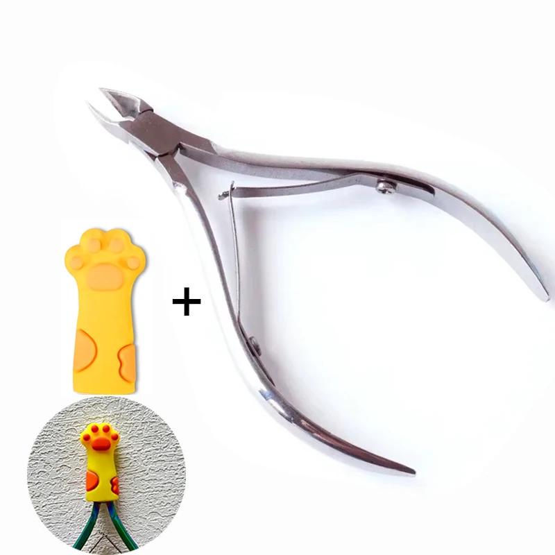 Professioneller Nagelhautschneider Nagelknipser Schere Schieber Nagelhautentferner Maniküre Pediküre Zange Nagel Nagelhaut Nachwachsen Werkzeug