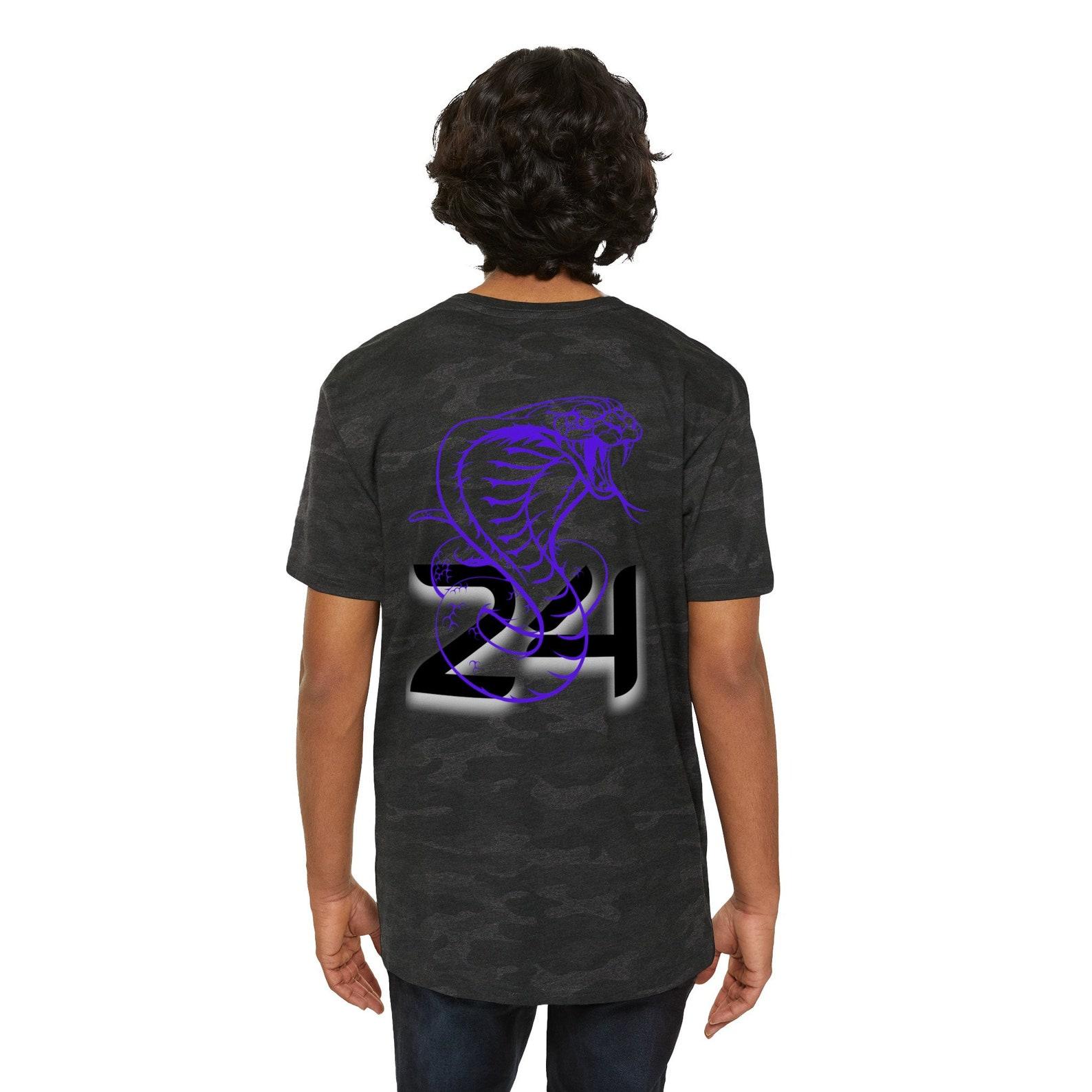 Black Mamba Jersey T-shirt: Number 24 Snake Print S