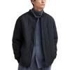 Uniqlo Solid Color Single-Breasted Straight Cut Air Cotton Jacket Men Jackets Black 468542-09
