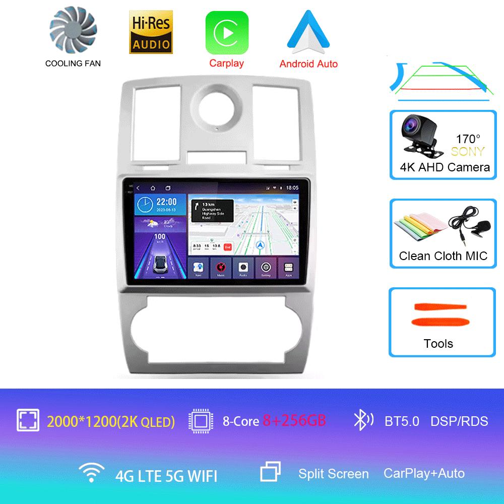 Car Radio Android 14 For Chrysler 300C 1 2004 - 2011 Multimedia Video Player Navigation stereo GPS No 2din 2din DVD