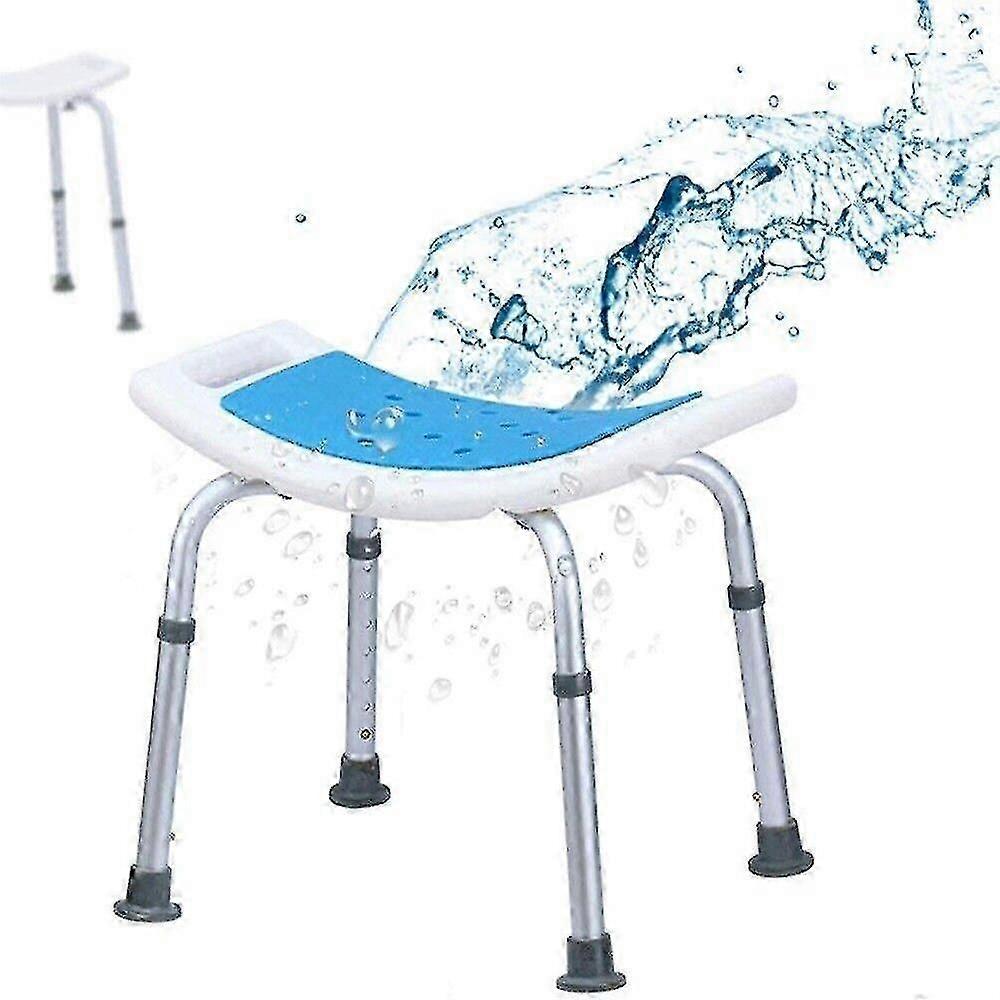 Anti Slip Bath Chair with Padded Seat Portable Folding Stool for Elderly Children Bathroom Safety Use Support