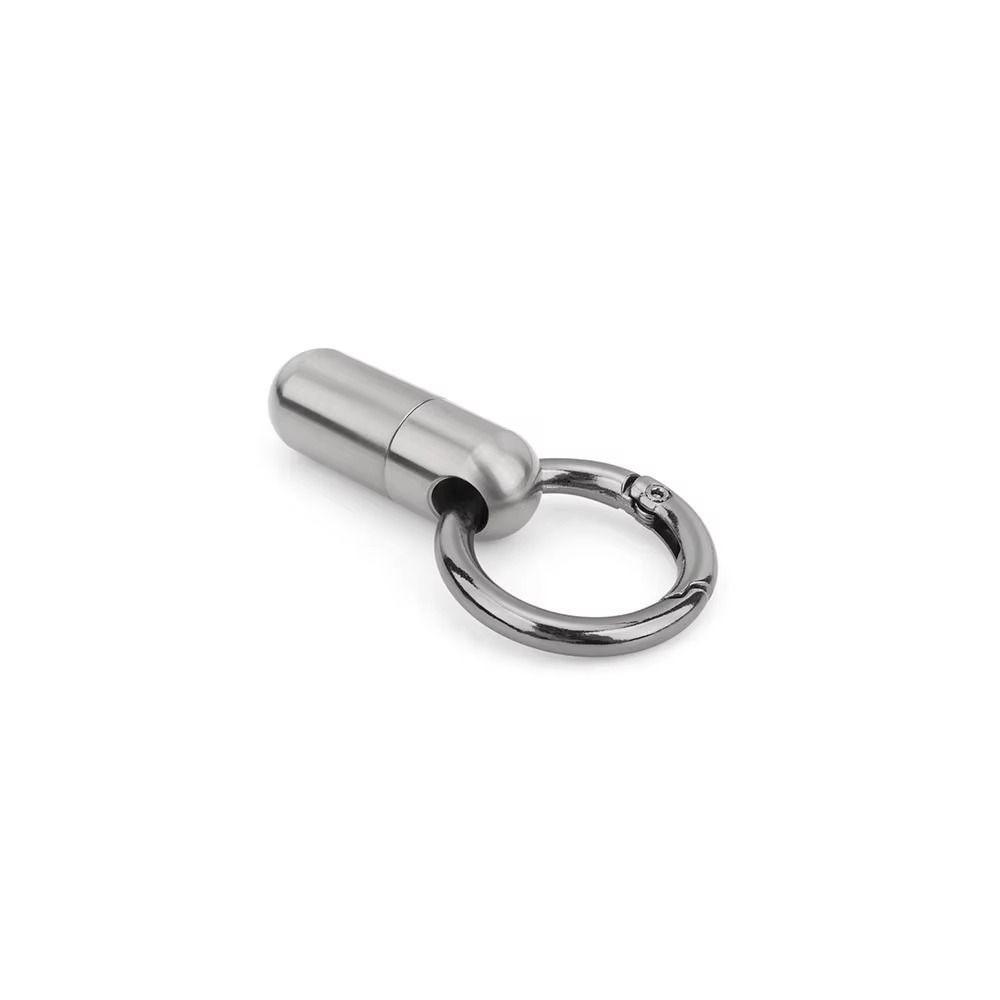 Portapillole Impermeabile in Titanio Puro Design Sigillato Organizzatore Portatile per Pillole Custodia da Tasca