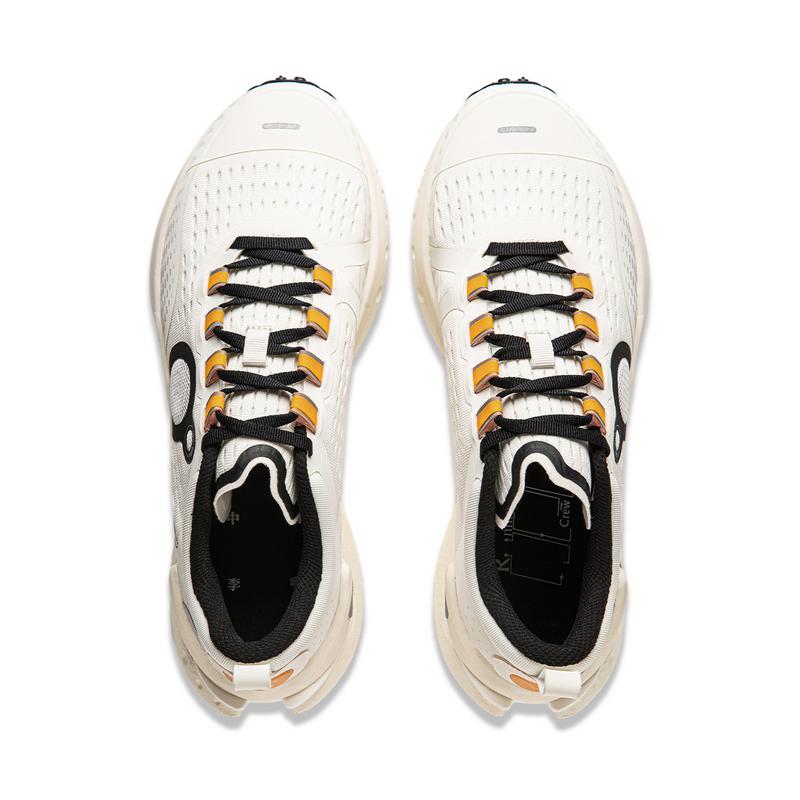 New LiNing Jueying CRC Cushioned Slip-Resistant Low-Top Casual Shoes Men's Ivory AZGU053-3