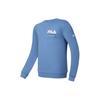 FILA Letter Logo Printed Round Neck Fitness Sweatshirt Men sweatshirt Flash-Butterfly-Blue A11M411205A-DB