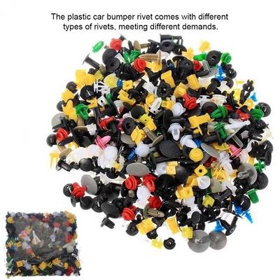 1000 STÜCKE Auto Befestigungsclips Gemischt Auto Befestigungselemente Türverkleidungspaneel Auto Stoßstange Niet Halter Drückniet Motorabdeckung Kotflügelclip