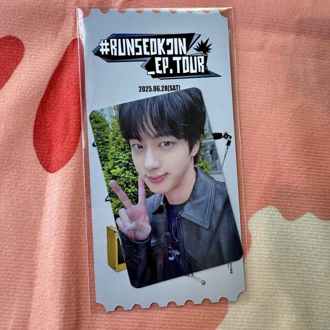 

[USED] 6/28 RUNSEOKJIN_EP.TOUR LIVE plan trading card Jin