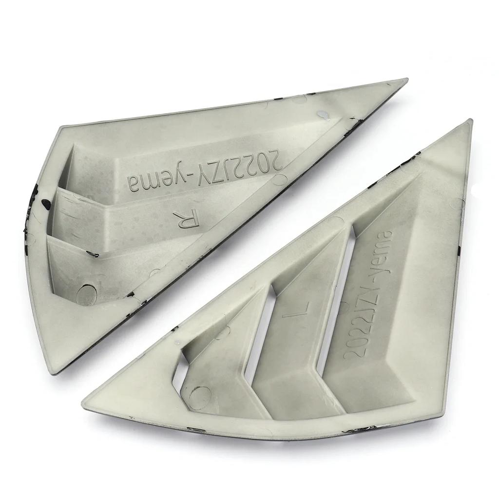 Rear Side Window Scoop Visor Cover Louvers Covers For Ford Electric Horse Mustang Mach-E 2025 2025 Rear Window Louvers