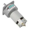 Hilitand DC12V/24V 35W Mini DC Gear Motor, Metal, Adjustable Speed, High Torque, CW/CCW, XD-60GA775 (24V, 300 rpm)