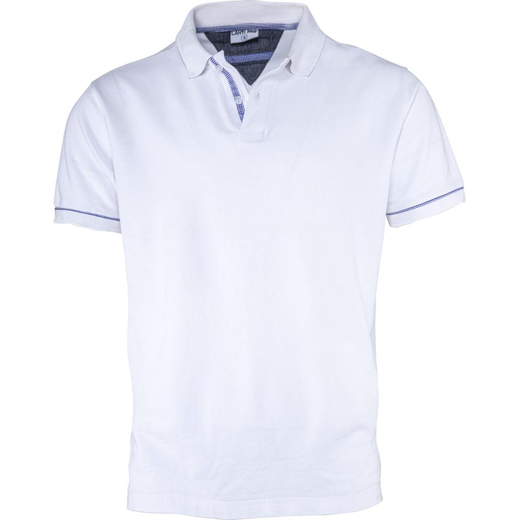 Polo Shirt, 220G/M2, White, "3Xl", Ce, Lahti