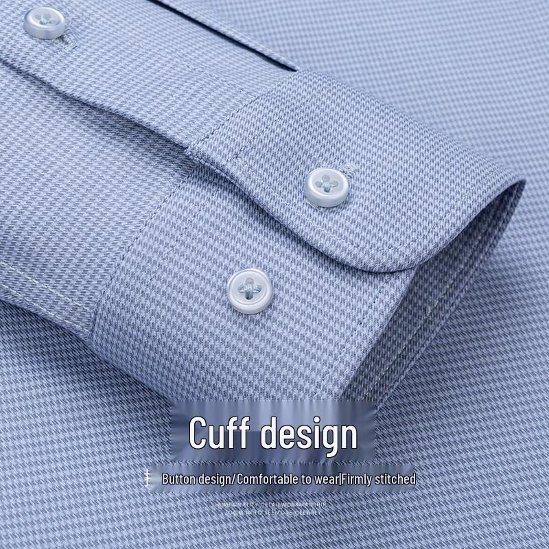 SHANSHAN Men's Machine Washable Wool Blend Long Sleeve Shirt