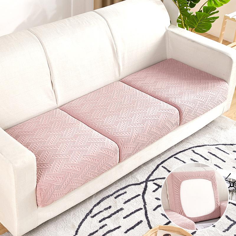 Stretch Sofa Cover Solid Color Seat Cover Sofa Sofa Cover All-Inclusive Four Seasons Universal Cover Cloth Sofa Cushion Cover