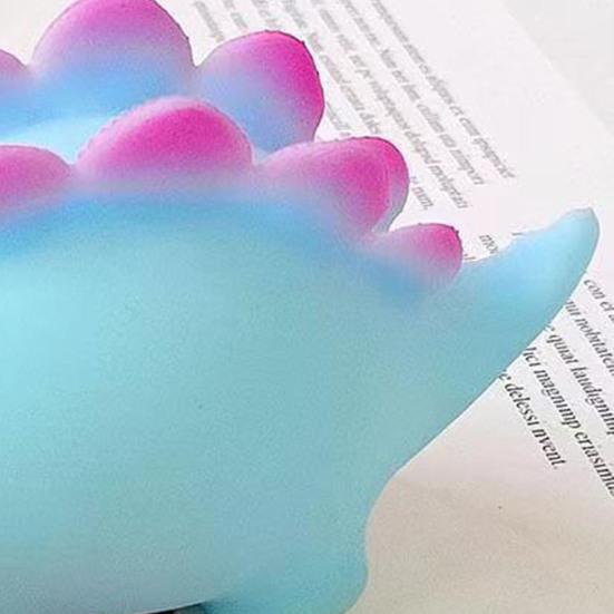 Cartoon Dinosaurier Quetschspielzeug Angstlinderung Stegosaurus Sensorisches Spielzeug Weicher Dehnbarer Mehl Stressball Home Office Worker Entspannungswerkzeug