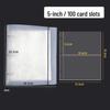 Korean Style Heart-Shaped Frosted A5 Binder Album - 3-Inch Instax Photo Book, Girly Star-Chasing Photo Storage