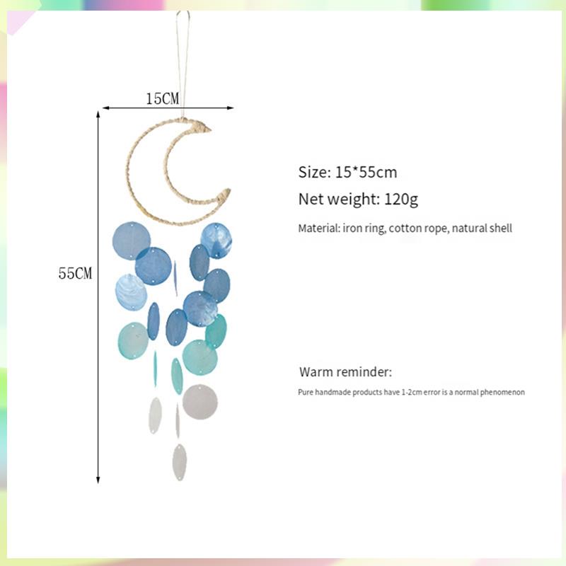 Wind Chime Outdoor Beach Gift Indoor Outdoor Home Moving Garden Decoration White