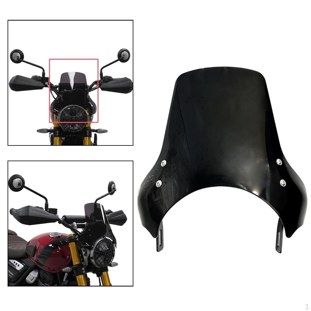 Motorcycle Windshield Windscreen Replacment Sturdy Professional Easy To Install Protection Wind