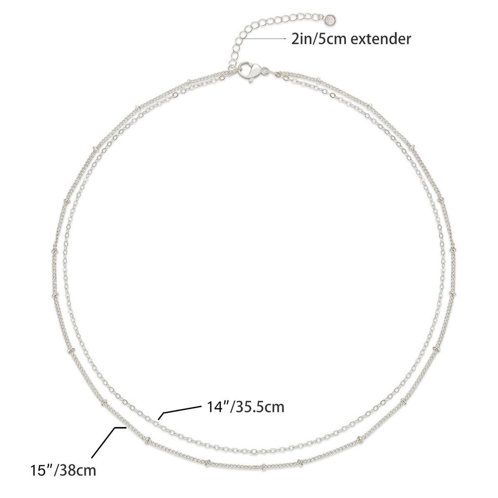 18K Gold European & American Modern Titanium Clavicle Necklace with Circle Pendant