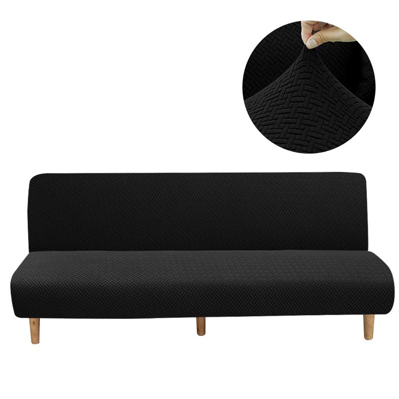 Jacquard Sofa Bed Cover Armless Sofa Cover For Living Room Modern Sofa Slipcover Without Arm Corner Sofa Covers For Home Hotel