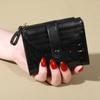 Elegant Women's Multi Card Wallet - Secure Double Zip Clutch | Casual PU Leather Purse with Style Storage Crocodile Card Bag