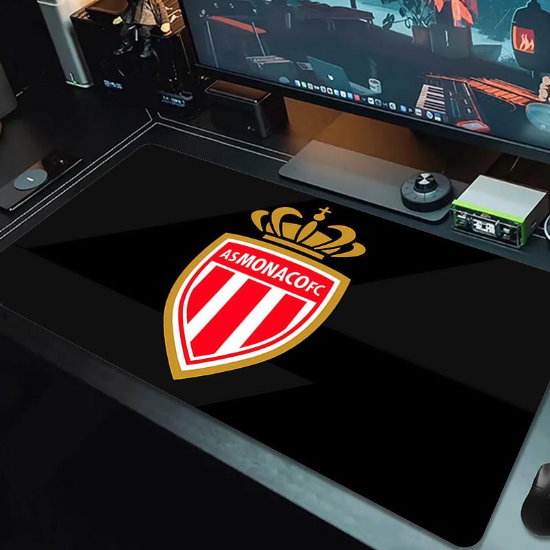 AS Monaco FC2 Print Cushion Non-slip Laptop Tablet Big Mousepad XXL Mat Mini PC Playmat With Lock edge
