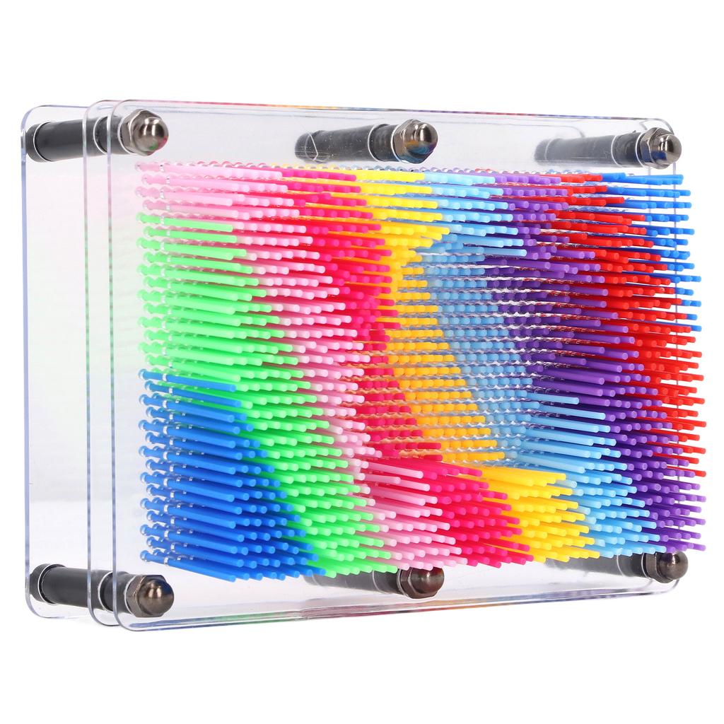 3D Pin Art Board 3D Pin Art Sensory Toy Classic Desktop Novelty Sculpture Impression Needle Art Toy