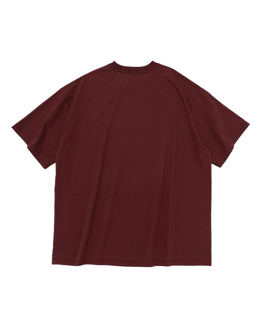 CARGOBROS (Big Size) American Vintage Eagle Short Sleeve T-Shirt (Wine)