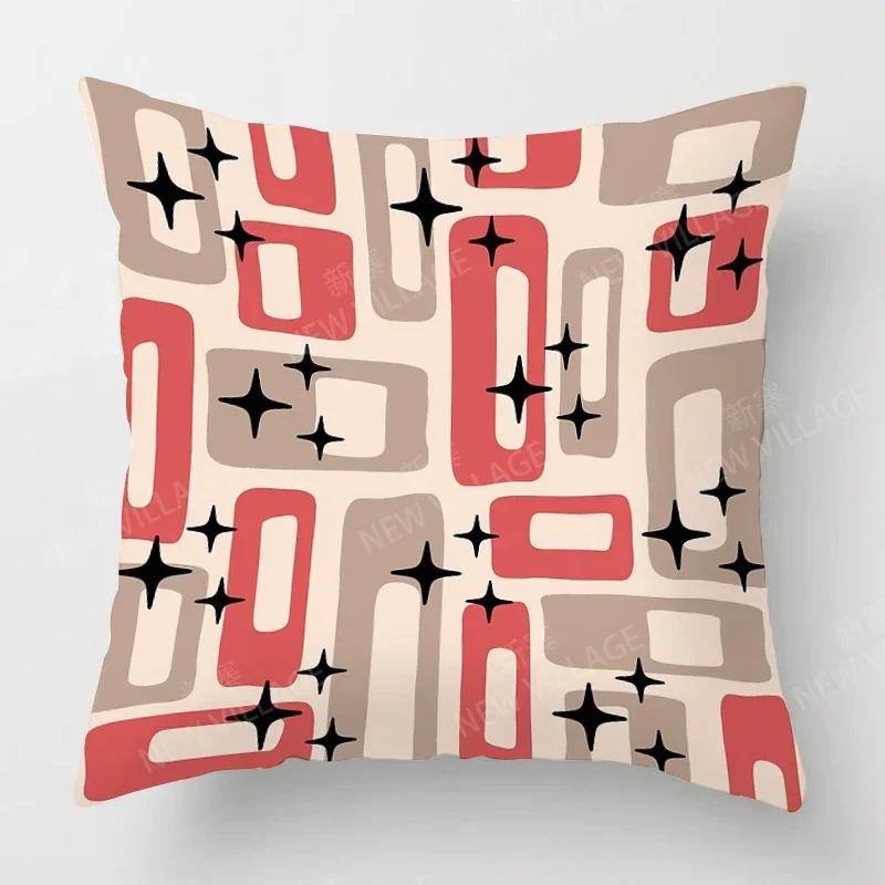 Nordic Fall Home Decor Autumn Throw Pillow Case Sofa Cushion Cover Modern  Geometry