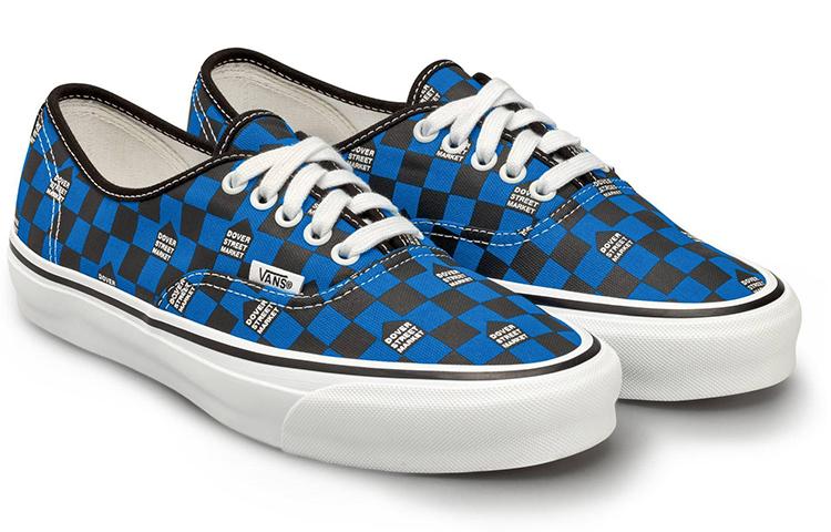 Men's Sneakers Dover Street Market x Vans OG Authentic LX 'DSM Checkerboard - Blue'