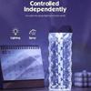 1000ML/400ML Bunter USB-Kristall-Luftbefeuchter Aromatherapie Luftreiniger für Schlafzimmer Schreibtisch Home Office Nebelgenerator
