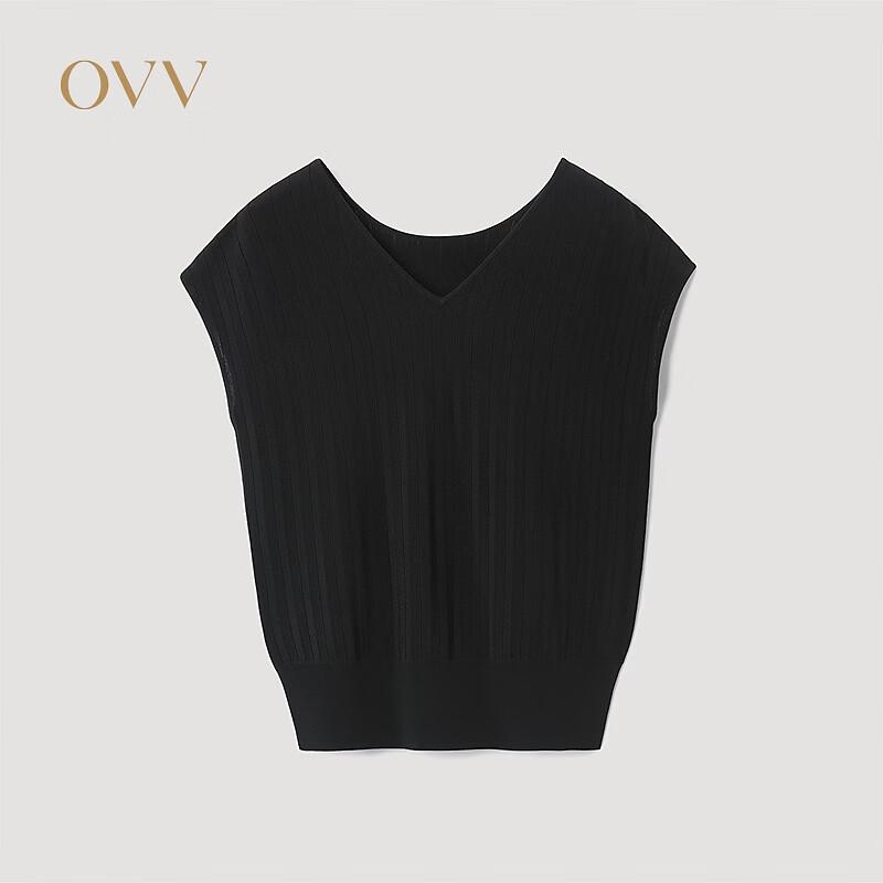 OVV Women s V-Neck Sleeveless Knitted Vest S