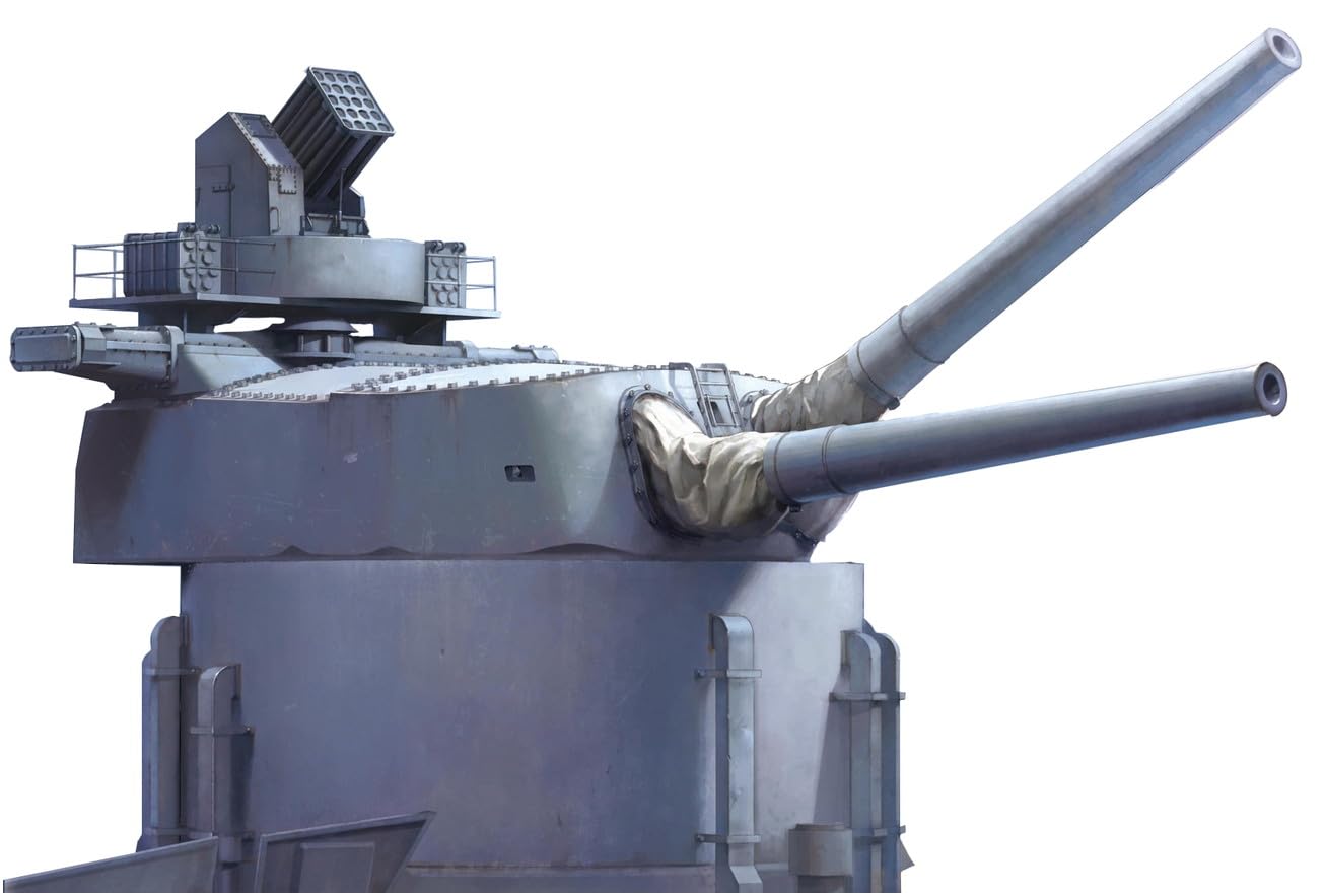 

Takom 1/72 Scale British Battlecruiser HMS Hood Mark 1 38.1cm/42 Caliber Twin Turret B Plastic Model Kit TKO5020