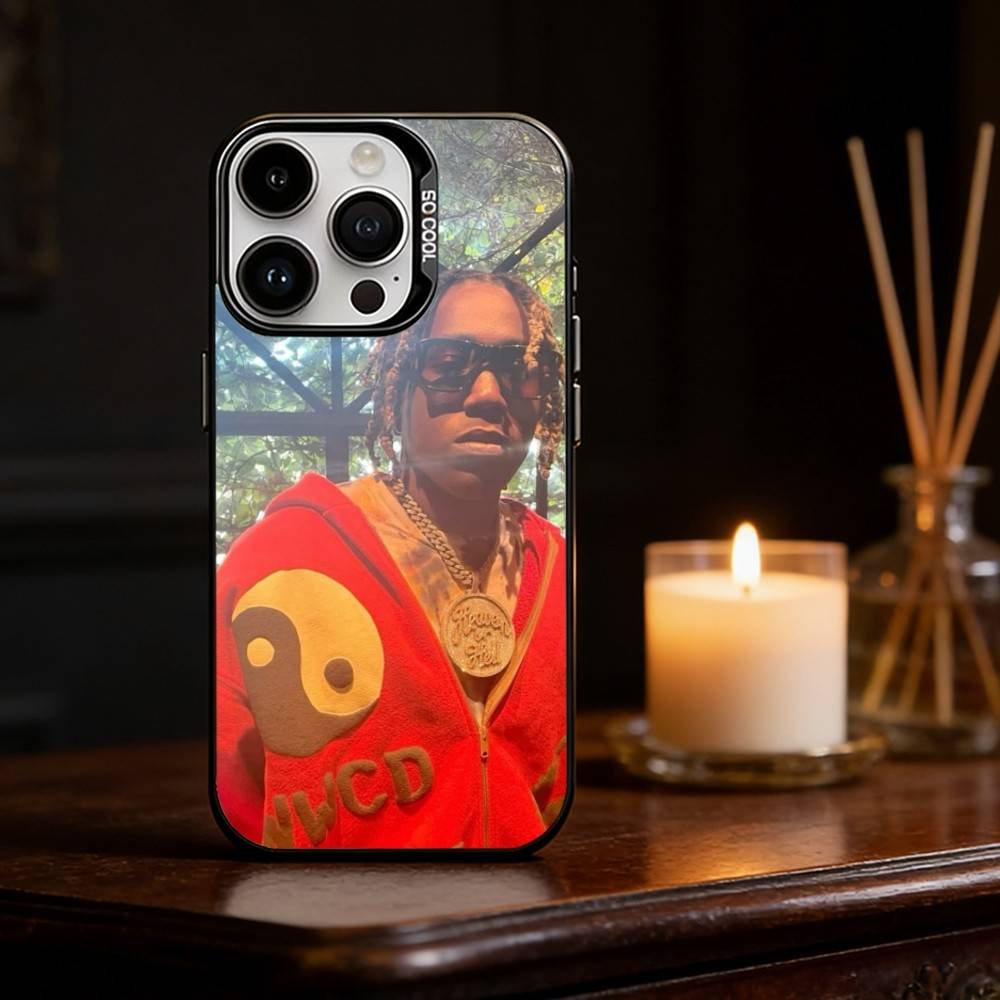 Rapper D-Don T-Toliver Singer Phone Case For iPhone 17,16,15,14,13,12,11,Pro Max,Plus Candy Silver Cover