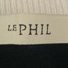 LE PHIL 534-9270904 Black Viscose Sight Line Knit coat 1 blackUsed