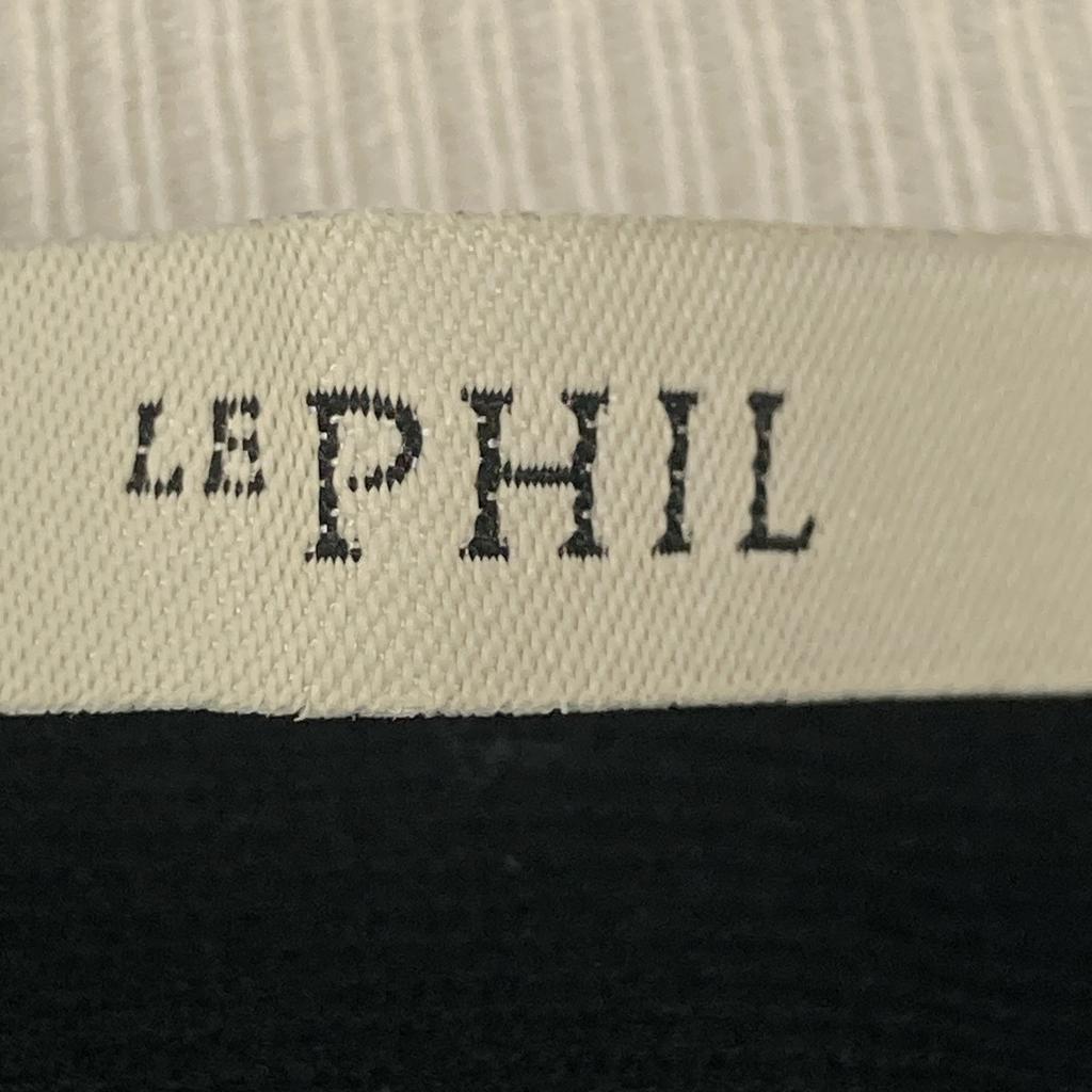 LE PHIL 534-9270904 Black Viscose Sight Line Knit coat 1 blackUsed