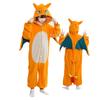 Anime Dragon Onesies Boys Girls Halloween Costume Festival Party Cosplay Suit Kids Pajama Charizard Kigurumis Outfit