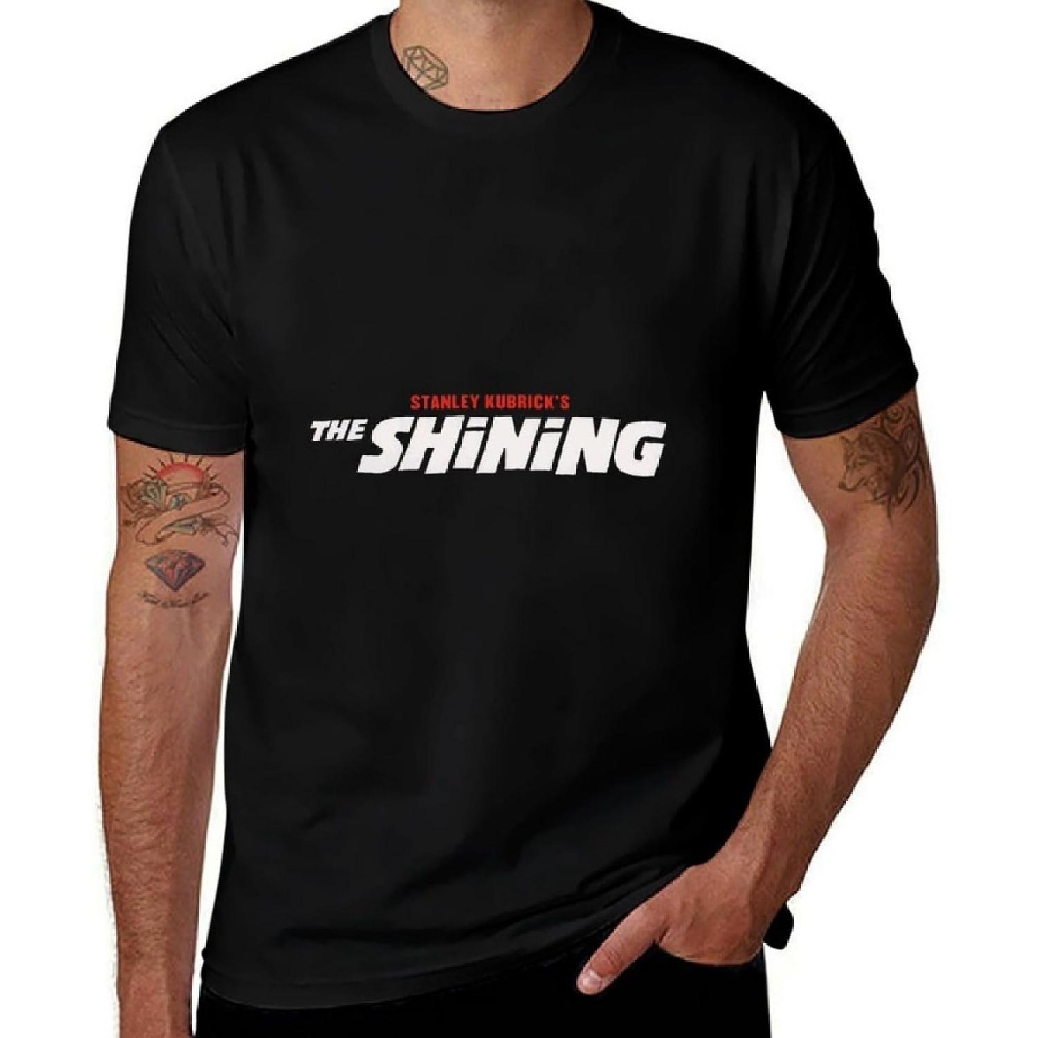 LUPRAKEN Mens T-Shirt Jack Torrance The Shining T Shirt Summer Casual Short Crew Short Sleeve Tops Tee(5) S