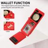 Z FLIP5 Small Diamond Color Matching Crossbody Phone Case with Card Holder.
