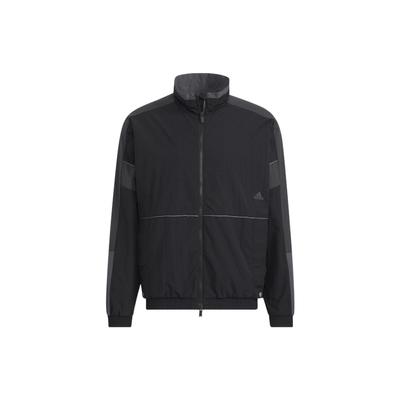 Colorblock Long Sleeve Sports Jacket Men Outerwear Black HD0077