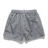Men's Gingham Casual Shorts – Elastic Drawstring Waist Pocket Shorts for Summer Daily & Streetwear