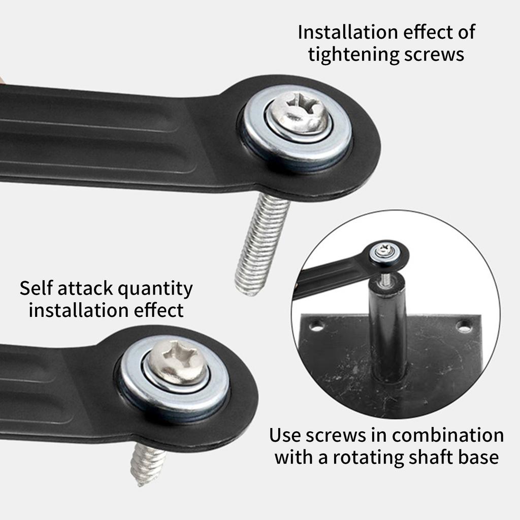2 Pack Gliders Bearing Arm Brackets Replacement Hardware Home Accessory for Outdoor Rocker and Garden Supplies