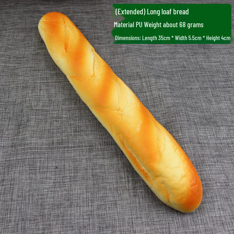 PU Fake Bread and Baguette Props for Photography and Shop Displays