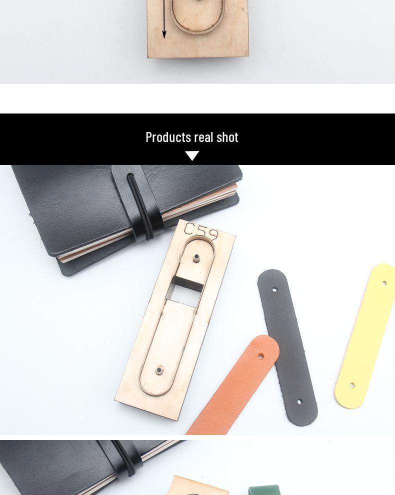 DIY Leather Notebook & Earphone Organizer Kit with Die-Cut and Japanese Knife Material