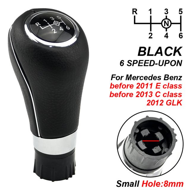 Manopla de Câmbio Manual de 6 Velocidades para Carro, Adaptador de Manga de Alavanca para Mercedes/Benz W203 S203 CL203 W209 W204 C204 C63 C300 A207 W212