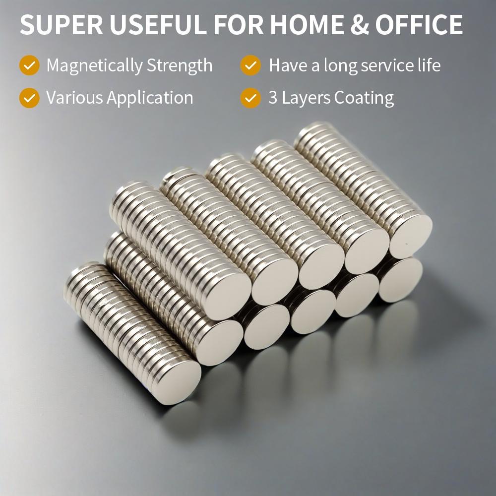 8X1.5MM imans Round Refrigerator magnets for Office Whiteboard Suitable Tools Home Workplace, Etc 8*1.5