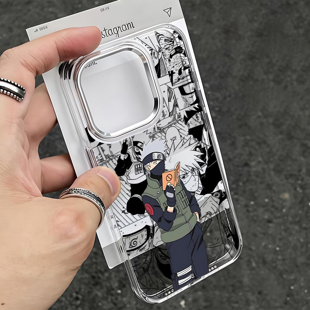 Anime Hatakes Kakashis Phone Case For iPhone 17e 17 16e 16 15 14 13 12 11 mini Pro Max X XR XSMAX 8 7 Air Plus Clear