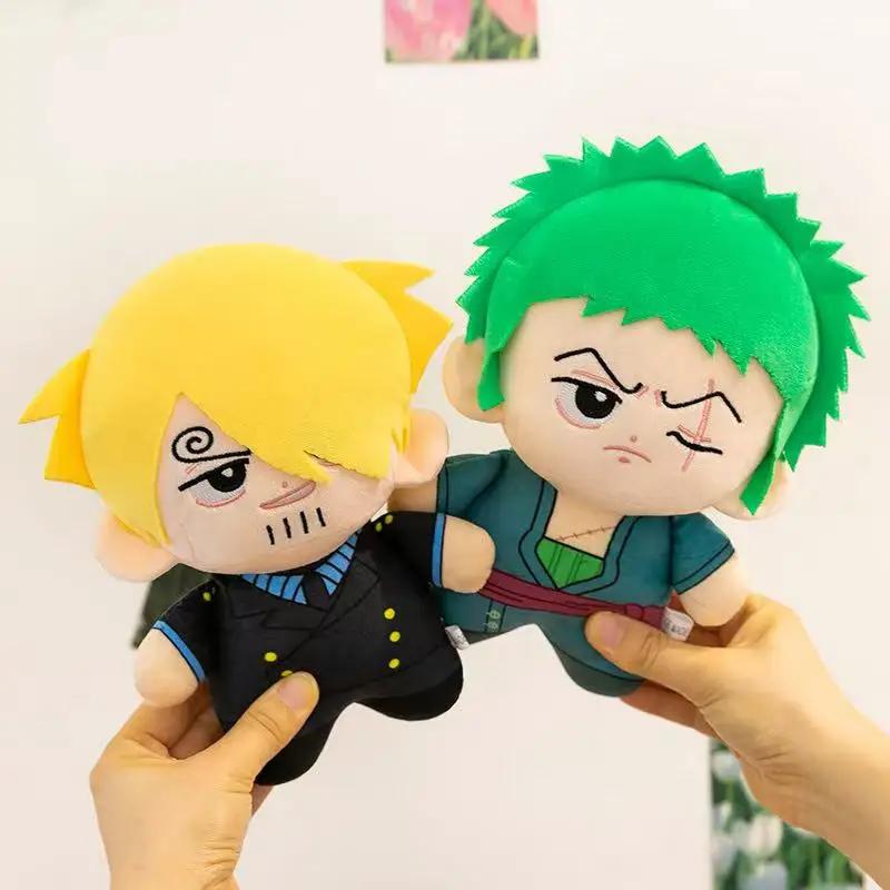 Luffy Zoro Ace Sanji Plush Toy Doll Backpack Hangingsanime Toys Plush Kid Christmas Gift Toys Cute Doll Birthday Gifts