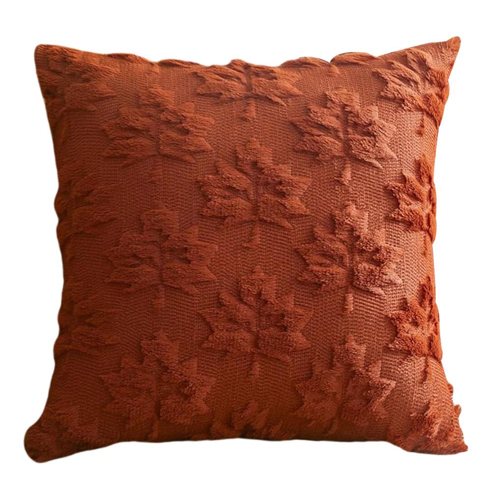 Halloween Plush Faux Fur Pillowcase Washable Ghost&Pumpkin Pillow Cover Throw Pillow Cover for Couch Sofa Bedroom Home Decor