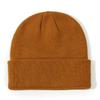 Kids Knit Beanie Cuffed Edge Solid Color Winter Hat Soft Stretch Warm Knit Cap for Toddler Boys Girls Unisex Cold Weather Outdoor Daily Headwear