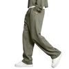 Men's Sport Sweatpants With Drawstring Elastic Waist, Retro , Loose Wide-leg Pants With Pockets