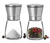 Manual Salt and Pepper Grinder, Glass, 190 Ml, Display